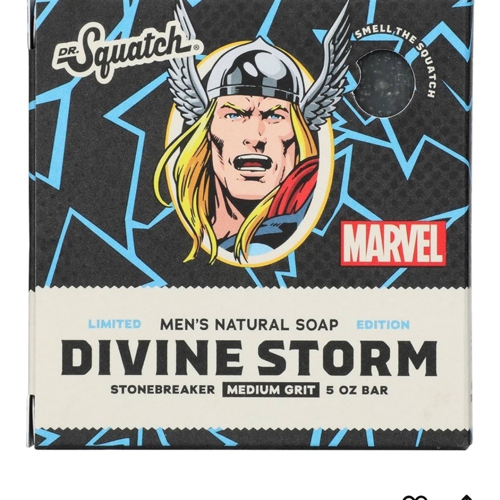 Dr. Squatch All Natural Divine Storm Limted Edition Men's Bar Soap